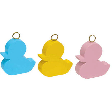 Light Blue Duck Plastic Weight