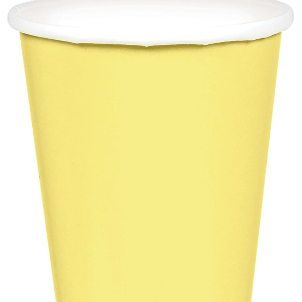 Light Yellow 9oz Paper Cups (20ct)