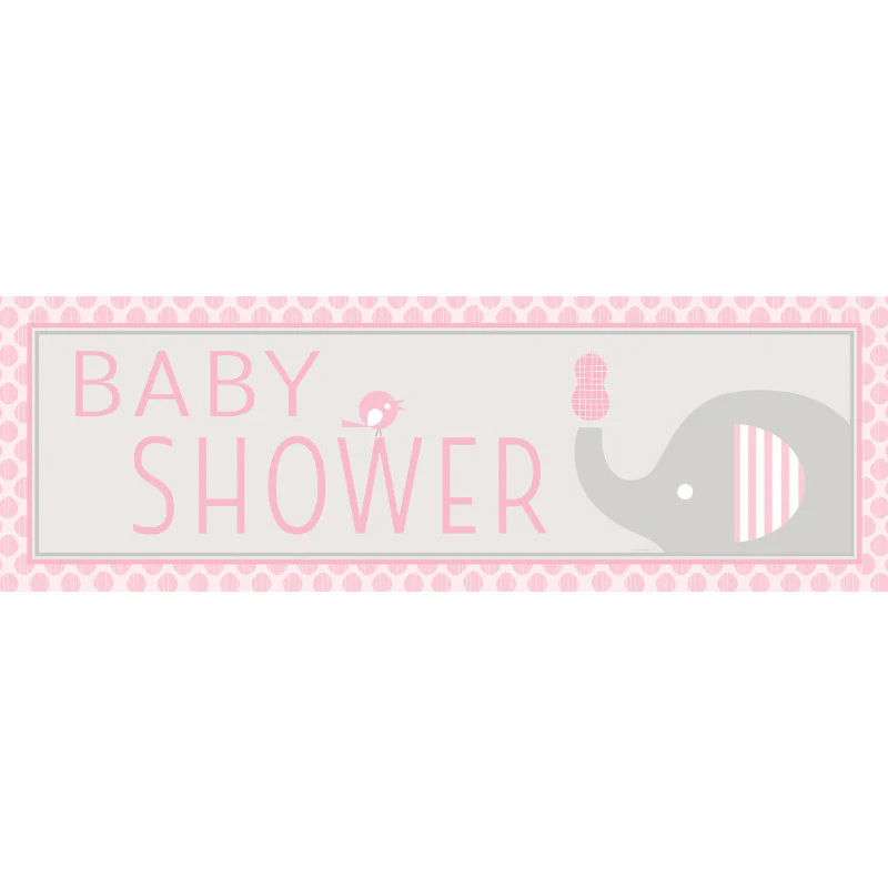 Little Peanut Girl Party Banner