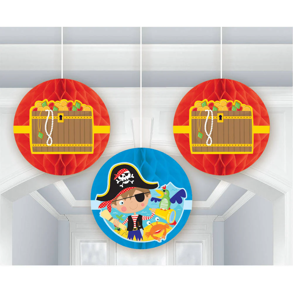 Little Pirate Hanging Decor (3 ct)