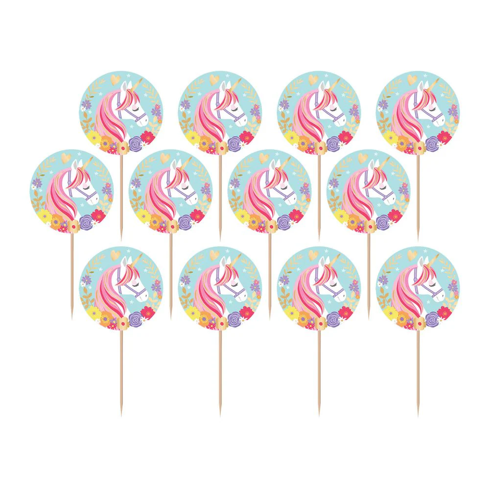 Magical Unicorn Cupcake Picks (24ct)