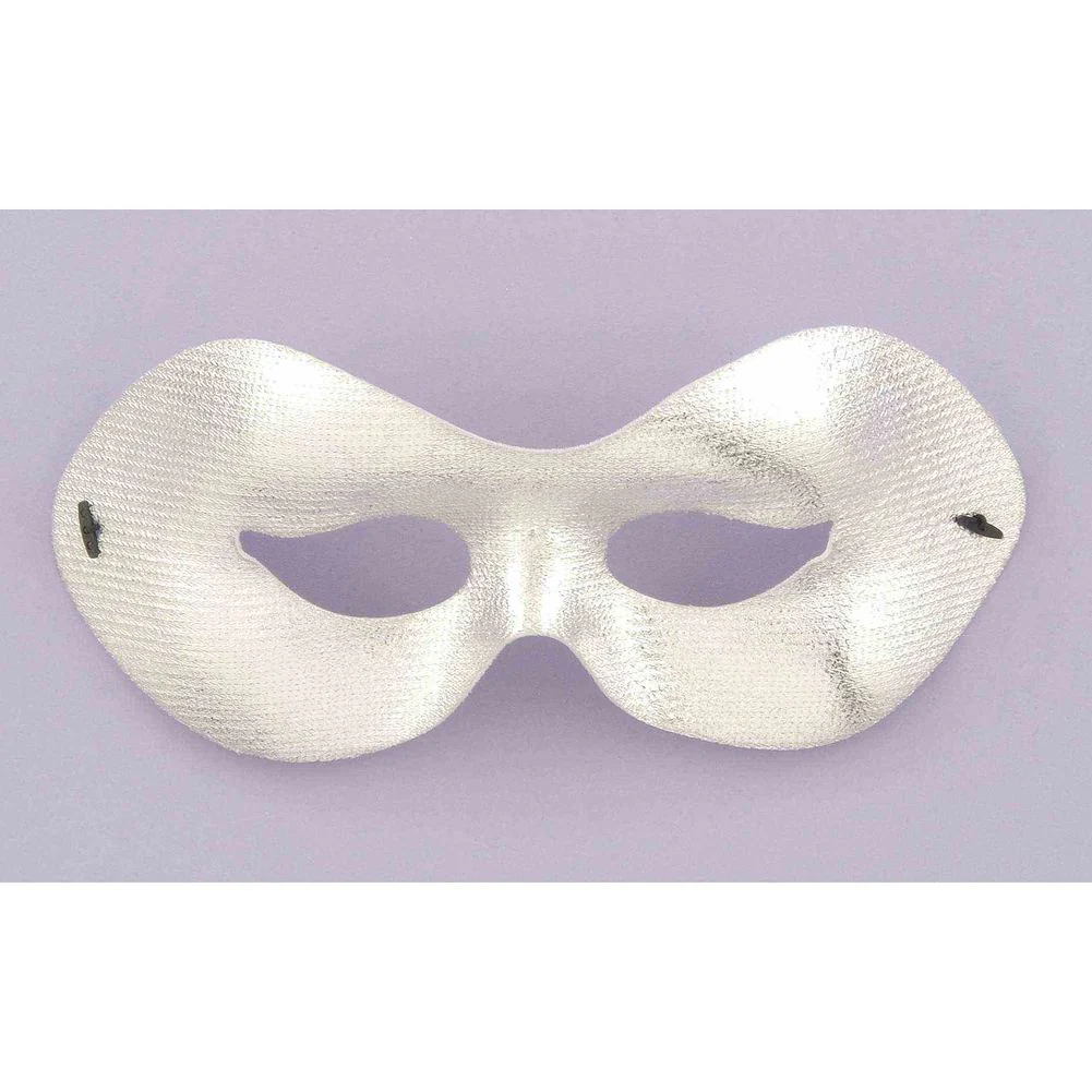 Magique Silver Half Mask