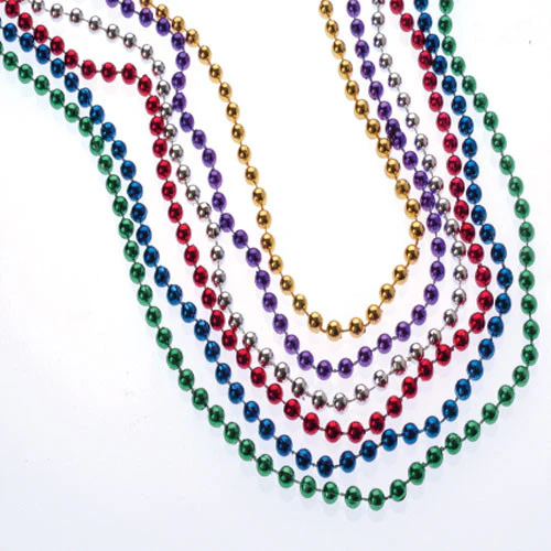 Metallic Bead Necklaces