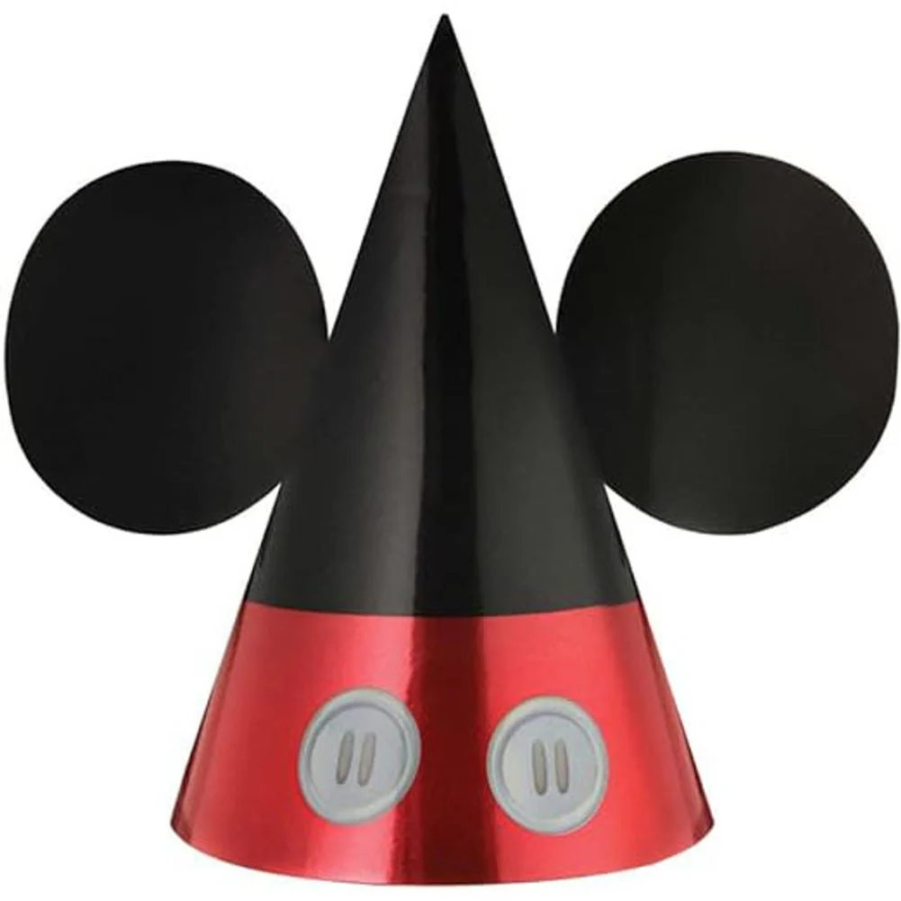 Mickey Mouse Party Cone Hats (8ct)