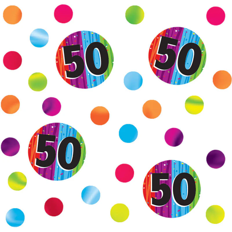 Milestone Celebrations - 50th Confetti