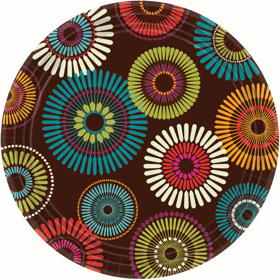Modern Motif Dessert Plates (8ct)