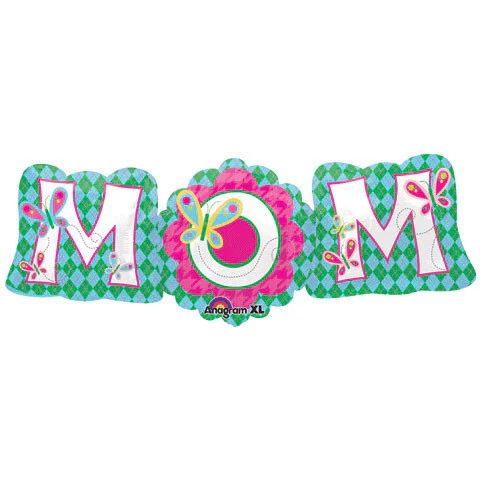 Mom Butterflies Super Shape