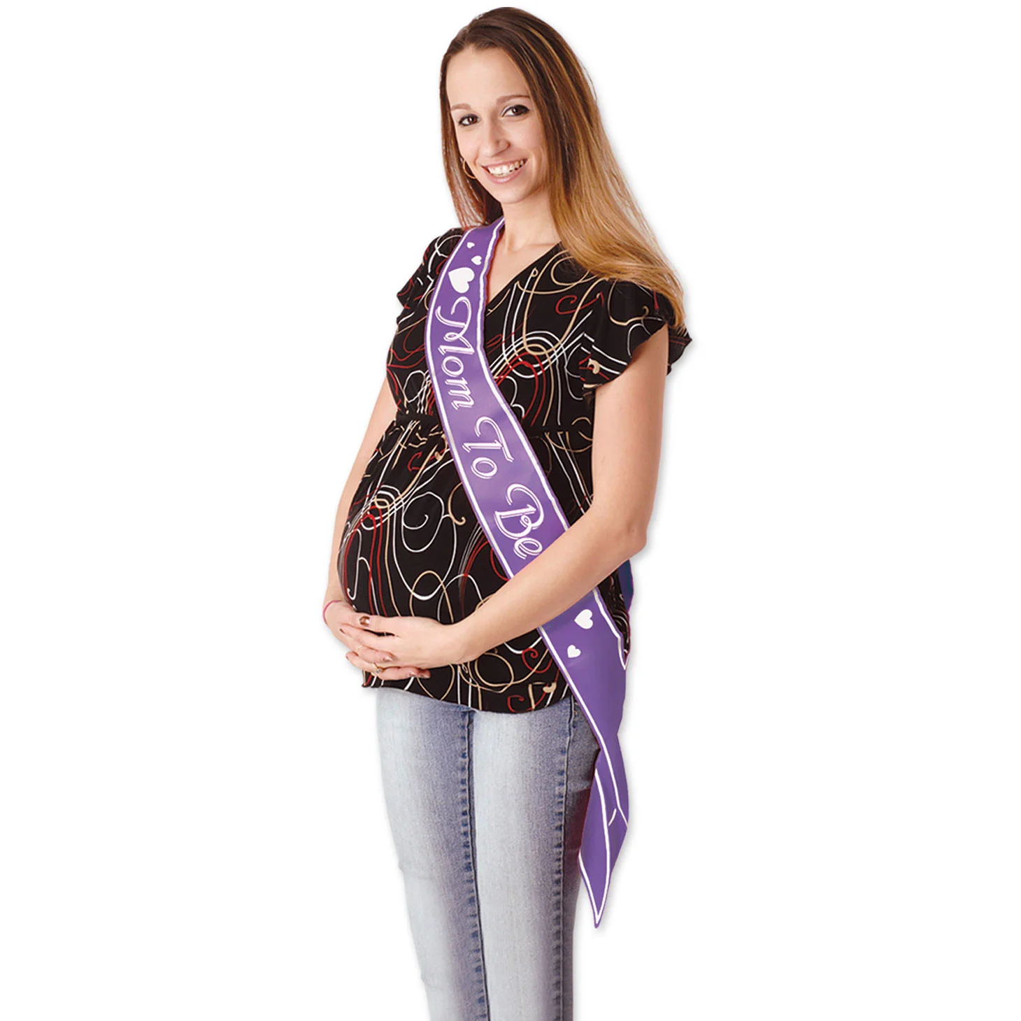 Mom To Be Satin Sash