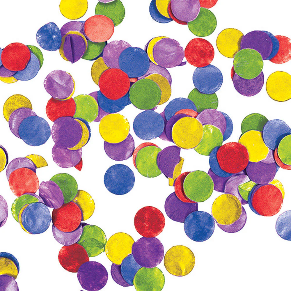 Multicolor Tissue Confetti