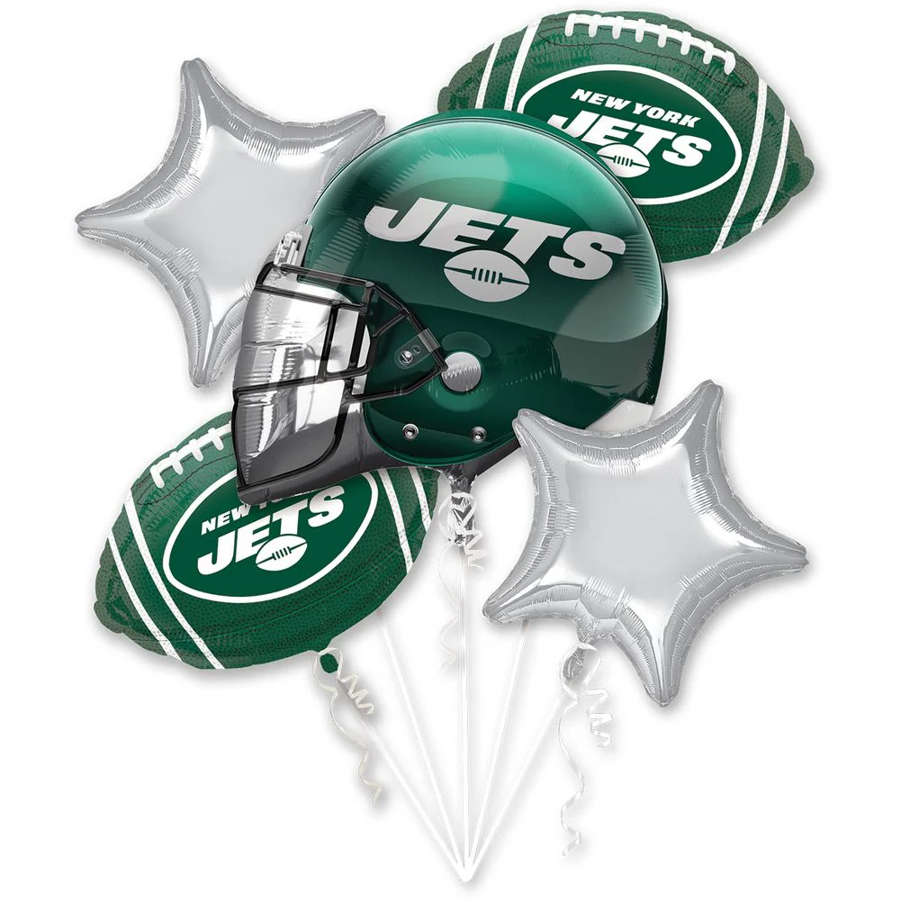 New York Jets Football Bouquet Of Balloons