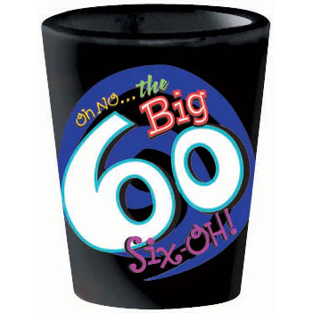 Oh No 60 Shot Glass (1 ct)