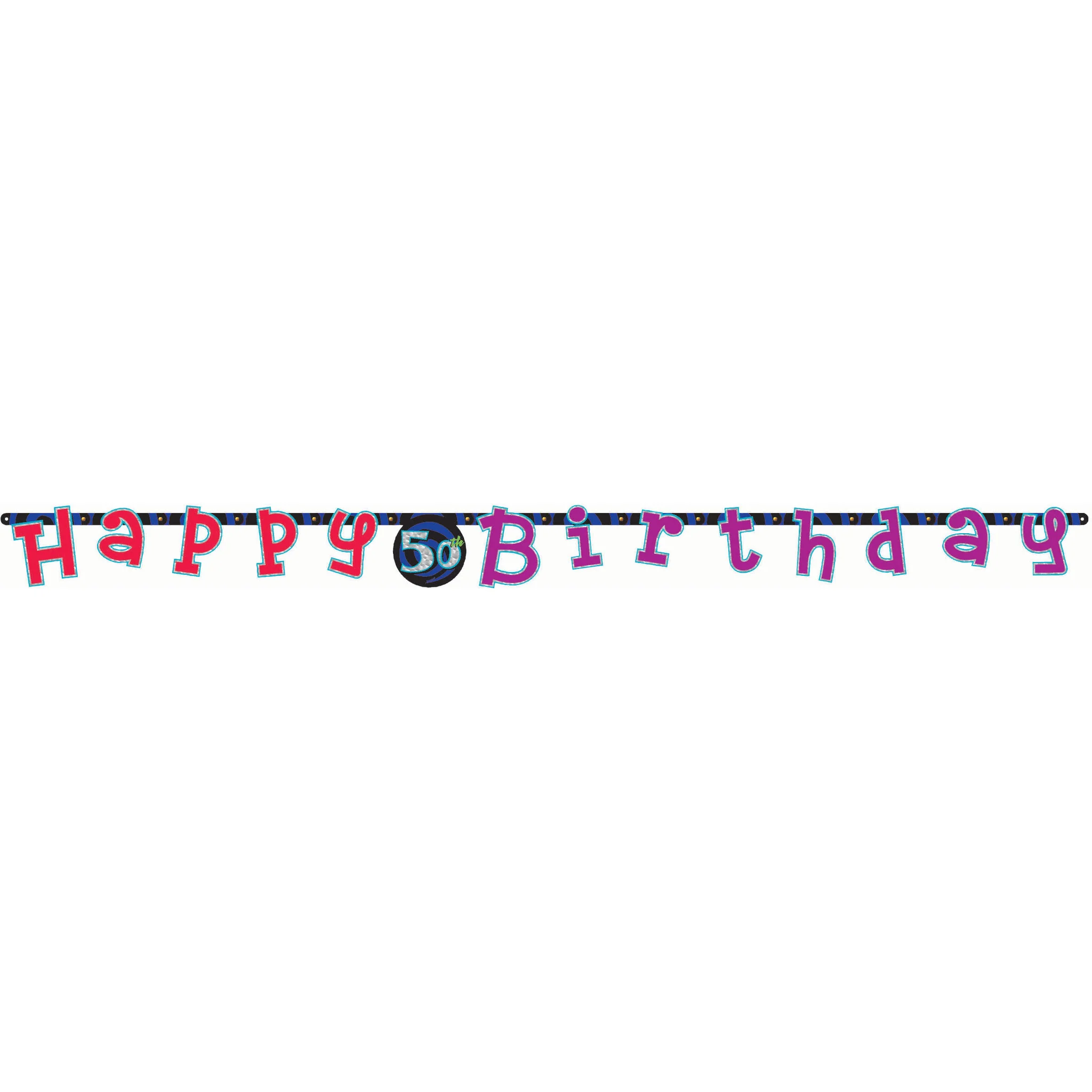 Oh No... Big 50 Prism Banner (1 ct)