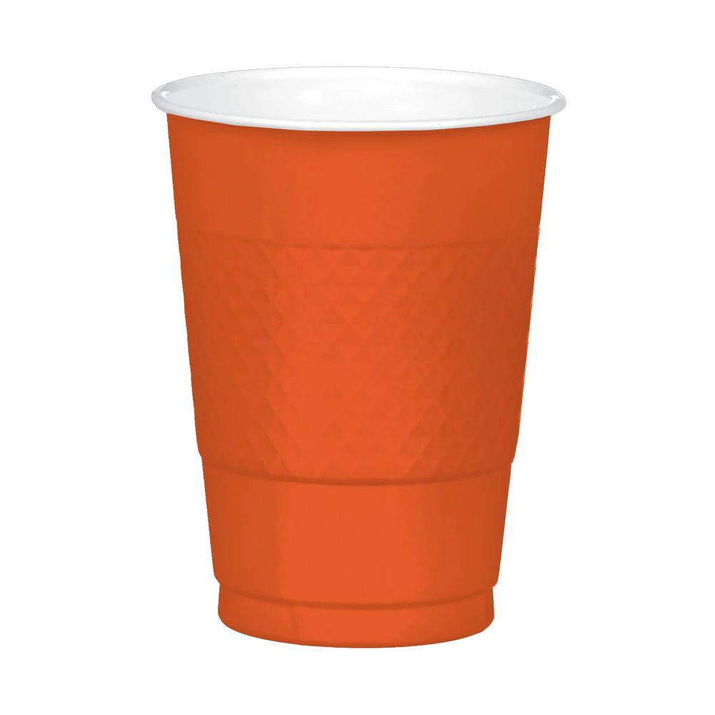 Orange Peel 16 oz Plastic Cups (20ct)