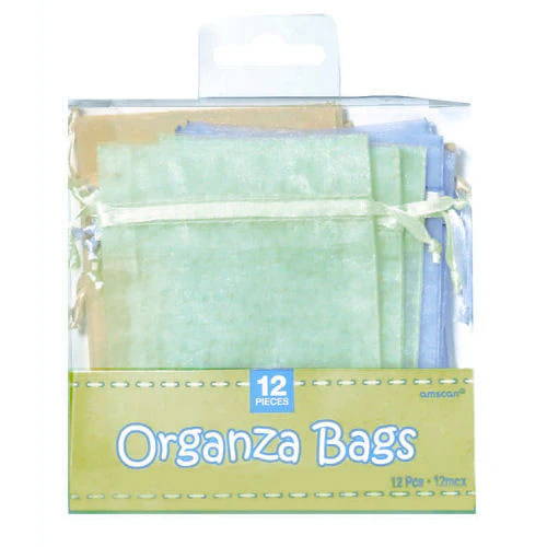 Organza Bags Multi ( 12 ct)