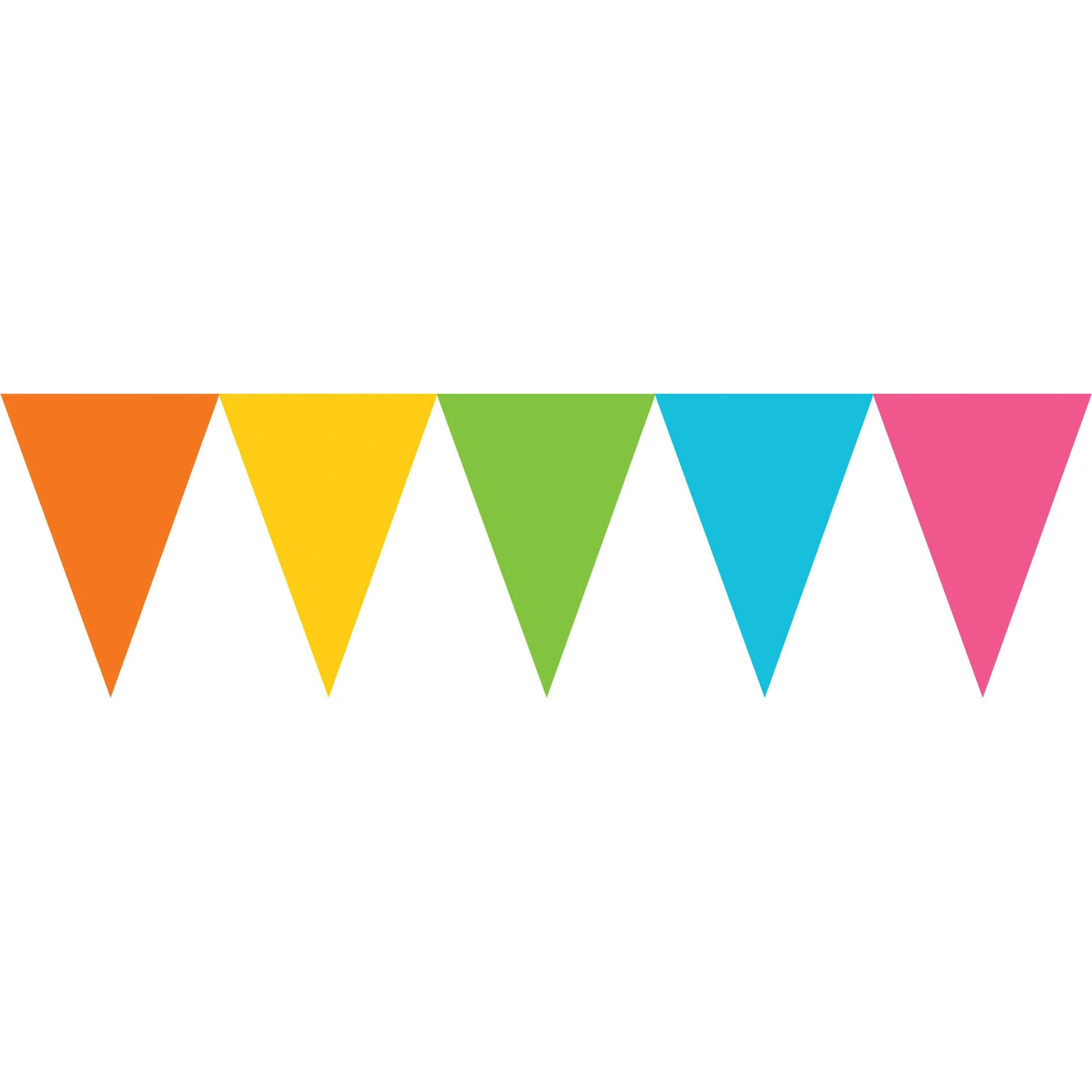 Multicolor 9' Pennant Banner