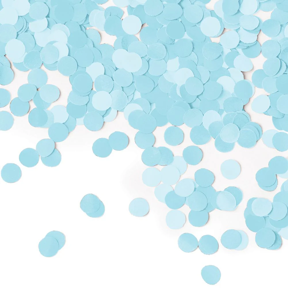 Pastel Blue Confetti