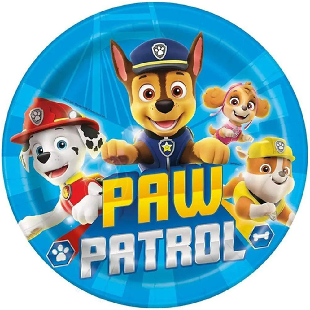 Paw Patrol 9" Plates (8ct)
