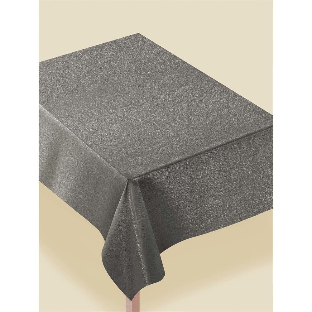 Pewter Metallic Tablecloth