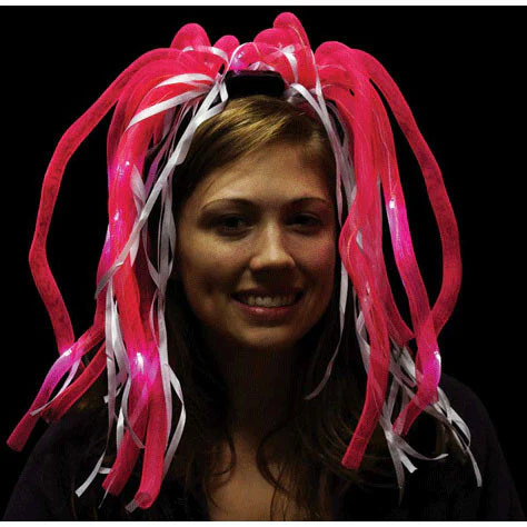 Pink LED Diva Dreads