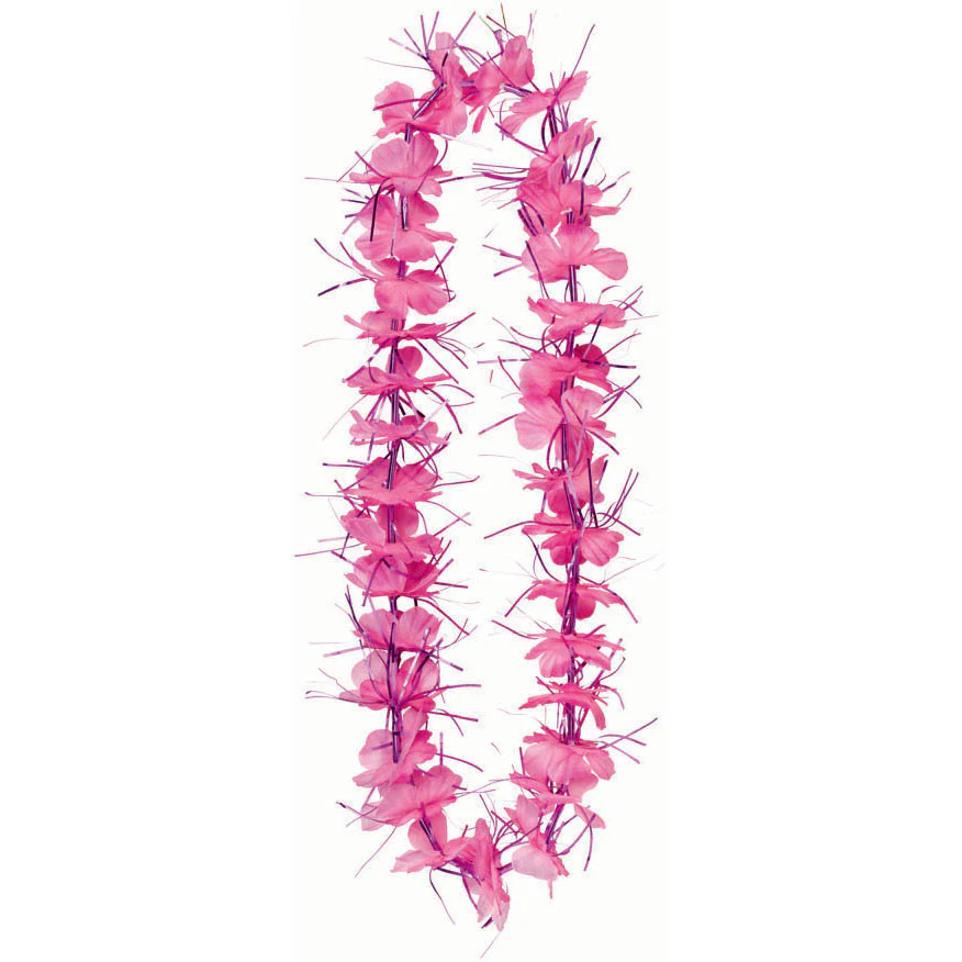 Pink Tinsel Lei (1ct)