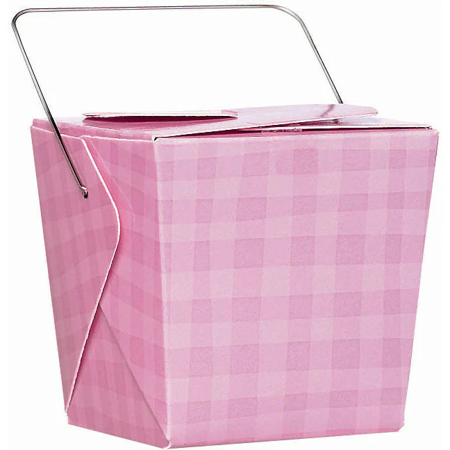 Plaid Favor Pails
