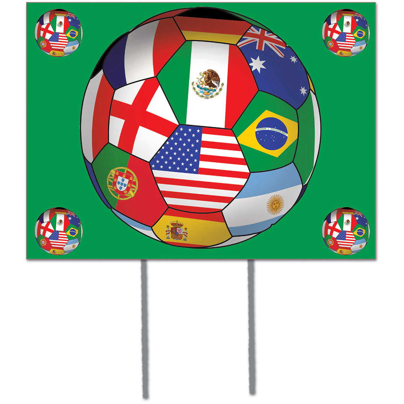 Plastic Yard Sign - International