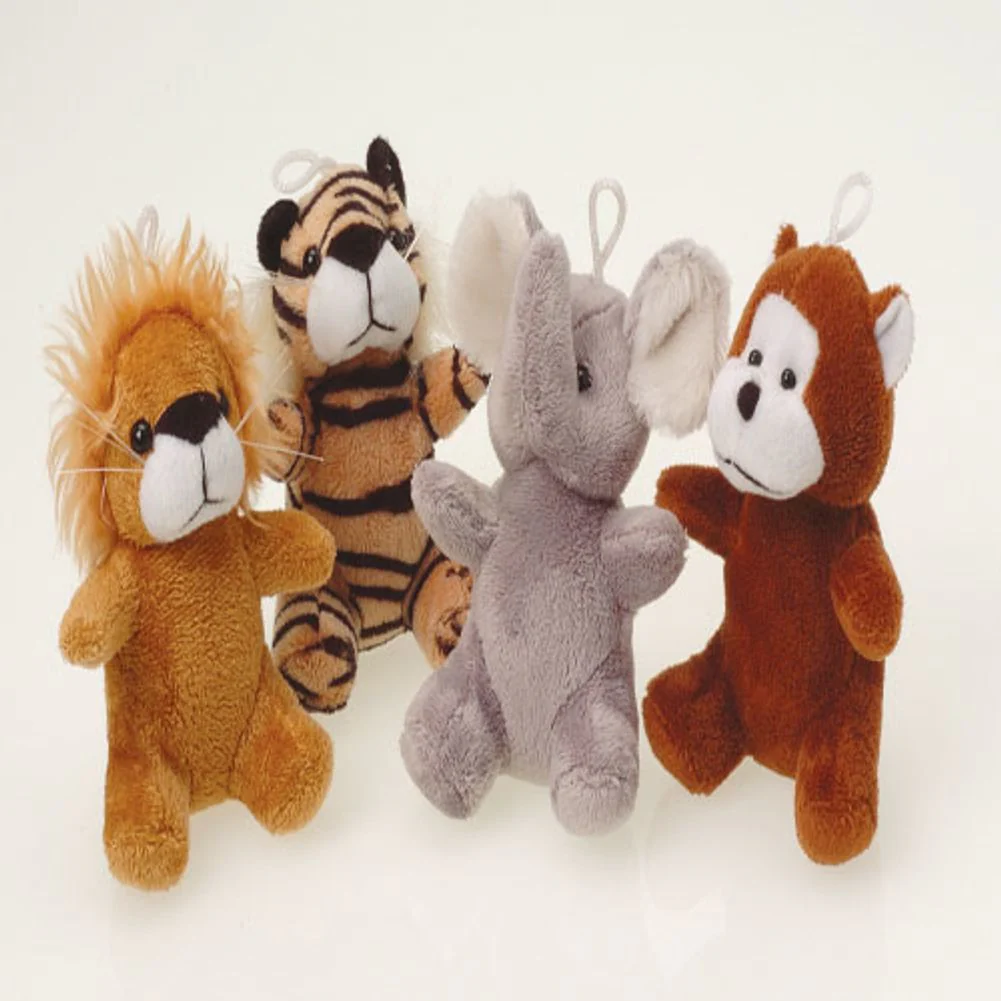 Plush Furry Wild Animals (12ct)
