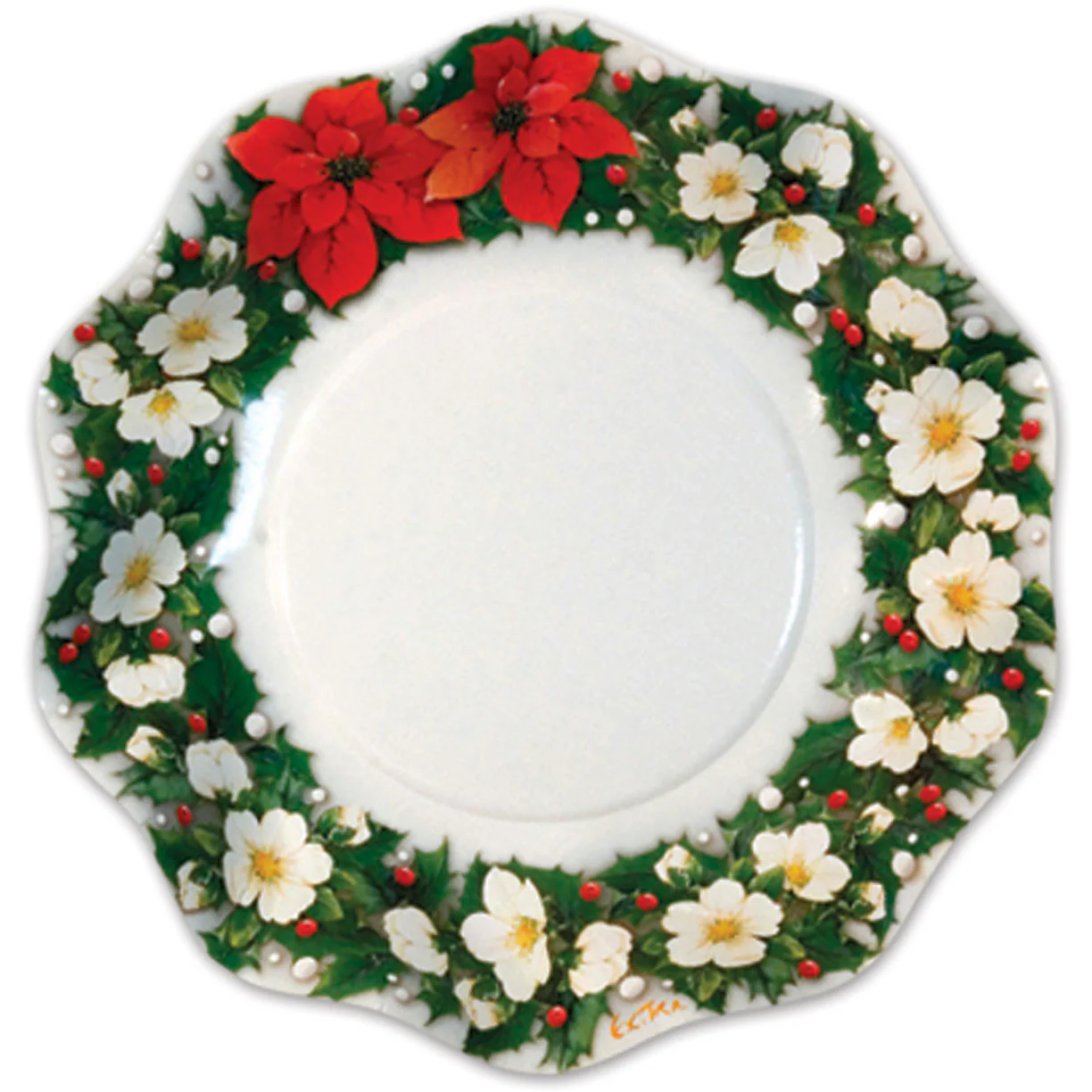 Poinsettia Medium Bowls