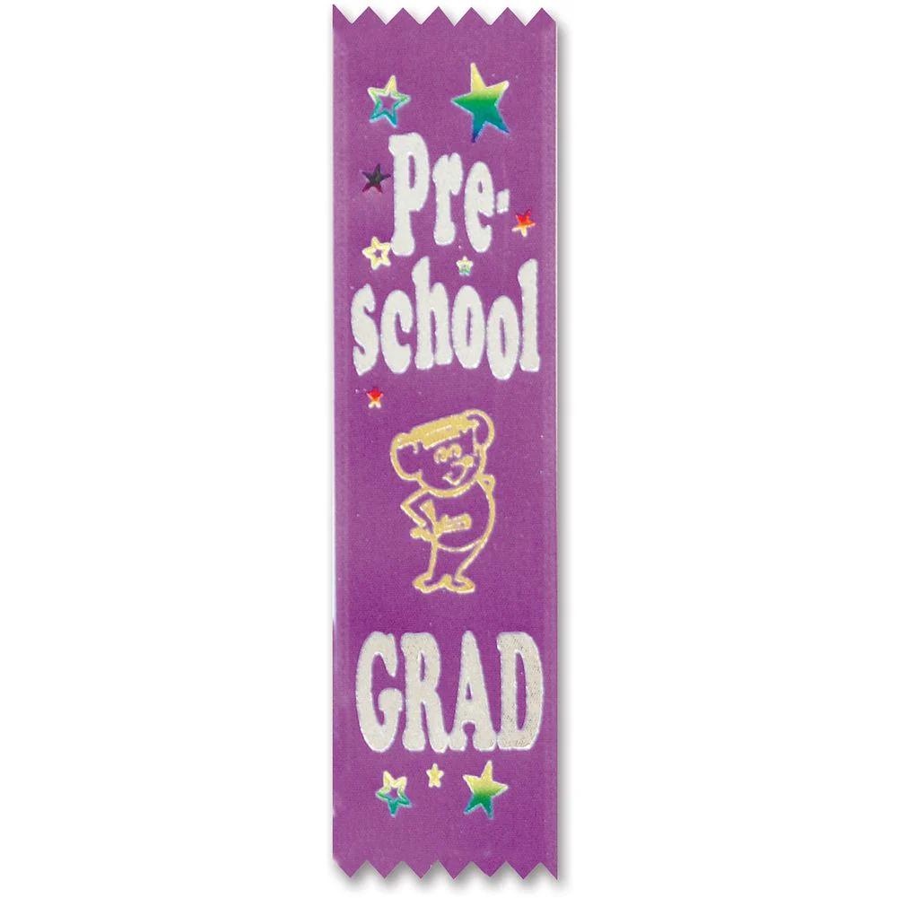Pre-School Grad Value Pack Ribbons