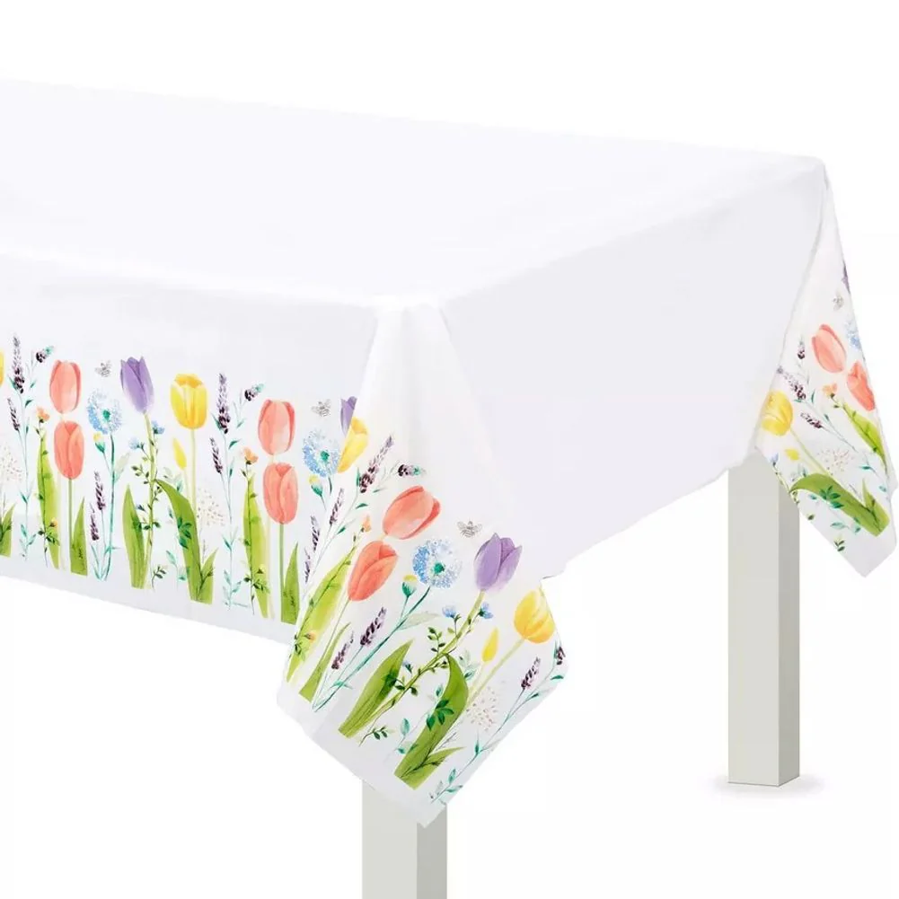 Pretty Pastels Easter Plastic Table Cover (1ct)