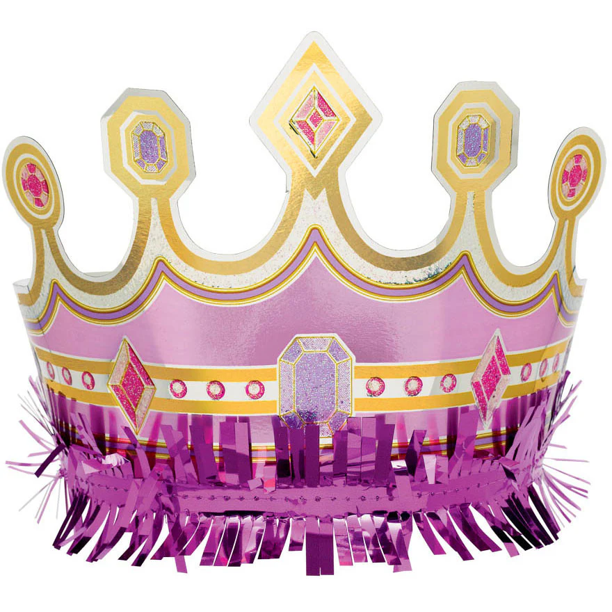Princess Birthday Fringed Tiara