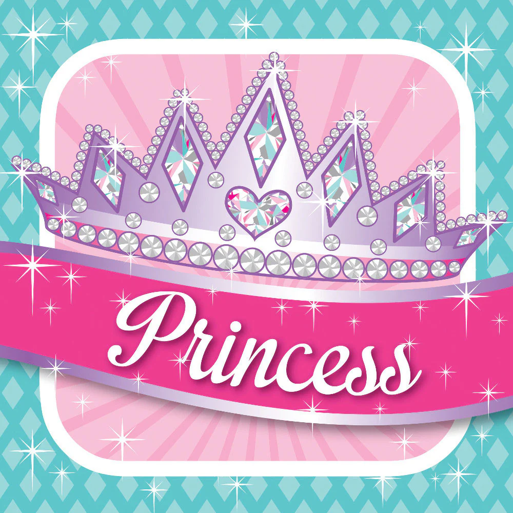 Princess Party Beverage Napkins (16ct)