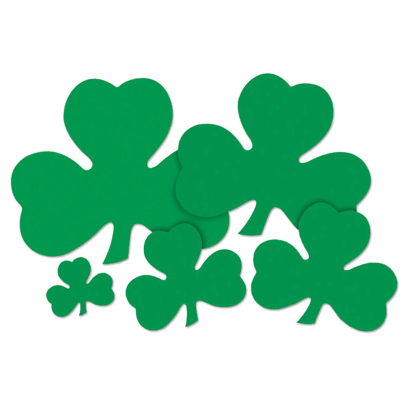 5" Printed Shamrock Cutout (1ct)