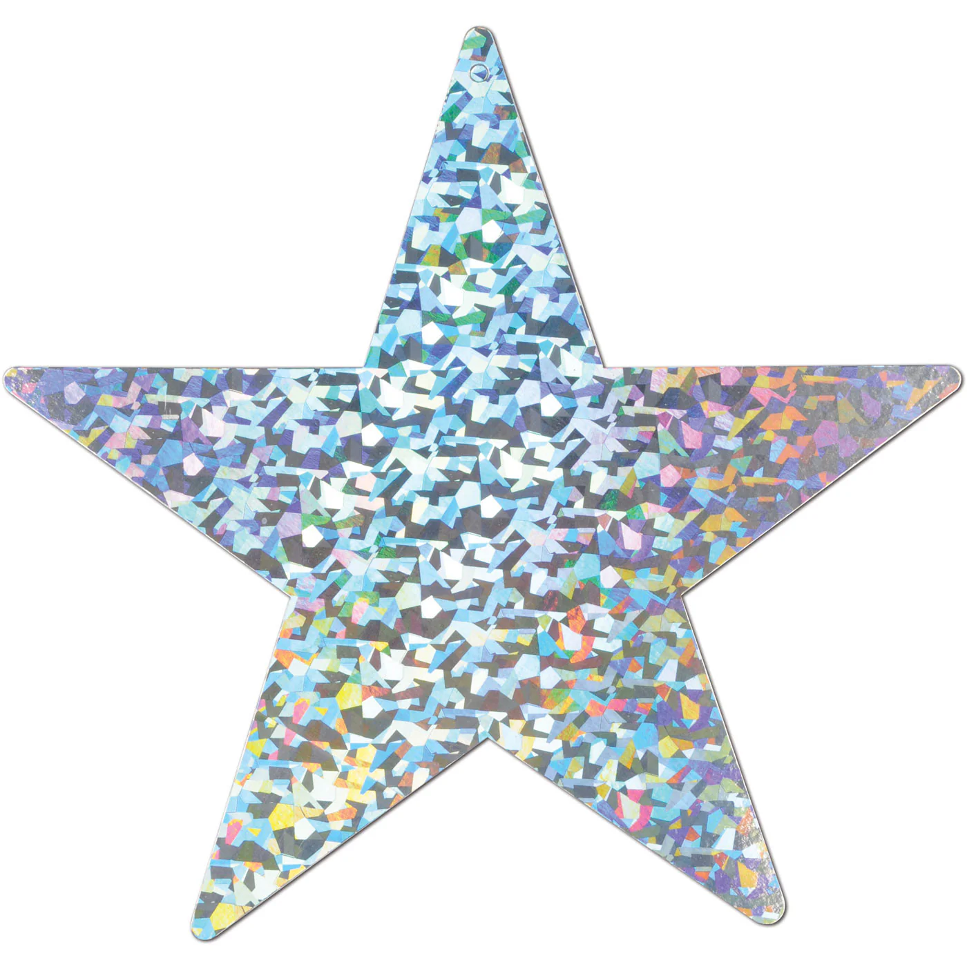 Prismatic Foil Star Cutout