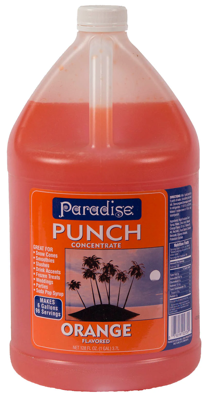 Orange Punch Base (Gallon)