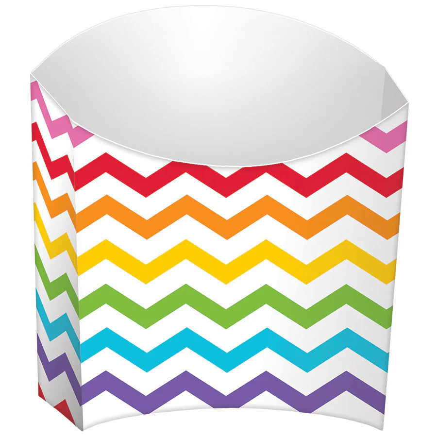Rainbow Chevron Snack Container (24ct)