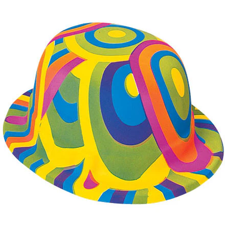 Rainbow Derby Hats