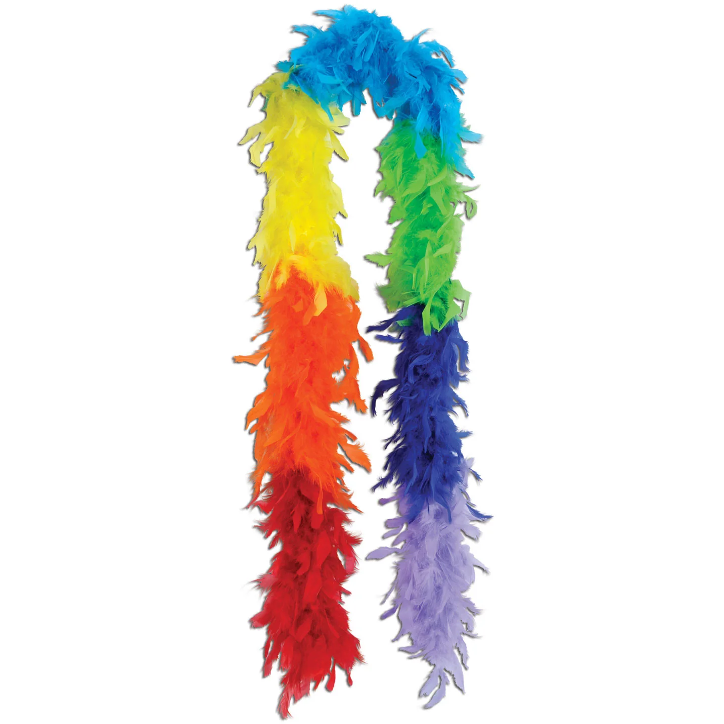 Rainbow Feather Boa