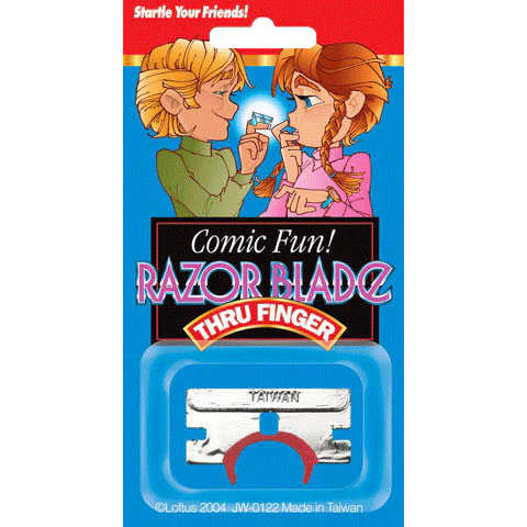Razor Blade Finger