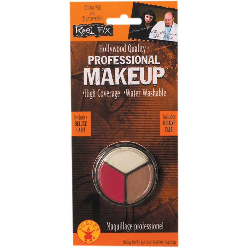 Reel F/X 3 Color MaReel F/X 3 Color Makeup White, Flesh, Brown keup White, Flesh, Red