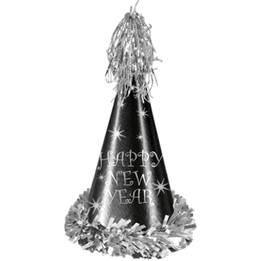 Silver Reflections Party Hats (1ct)