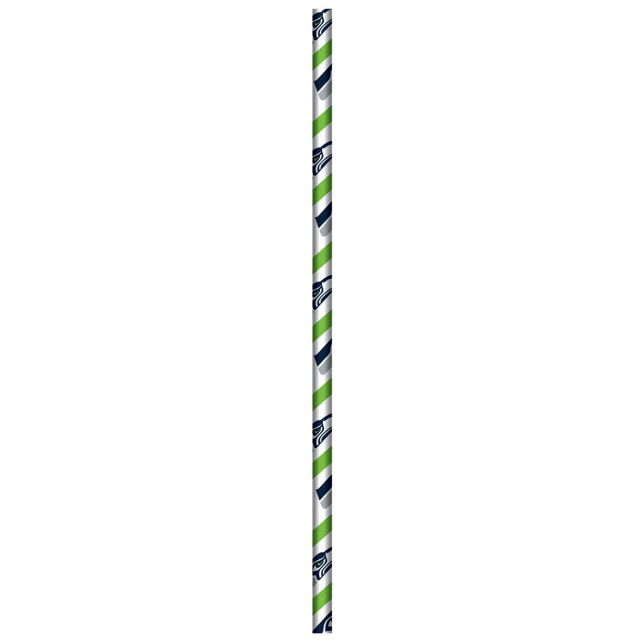 Seattle Seahawks Paper Straws (24ct)