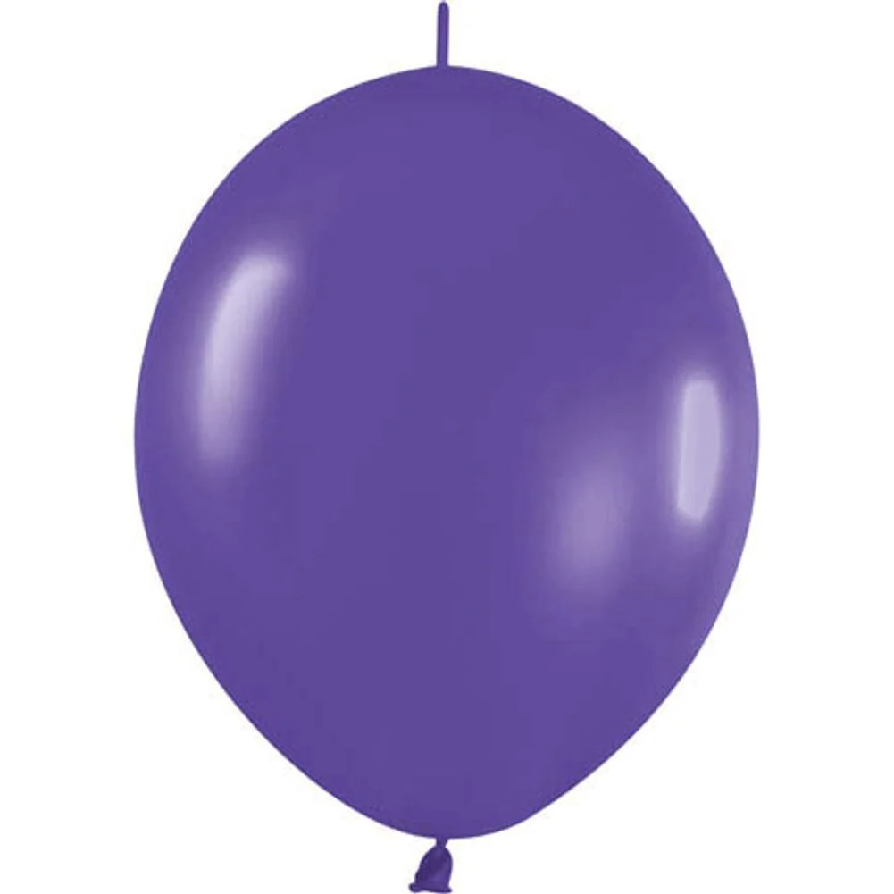 Sempertex 12" Fashion Violet Link-O-Loon Latex Balloons (50ct)