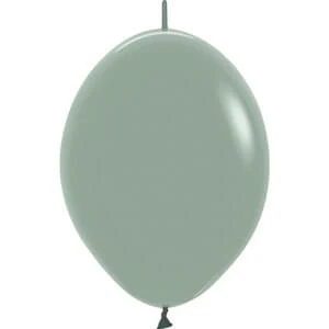 Sempertex 12" Pastel Dusk Laurel Green Link-O-Loon Latex Balloons (50ct)