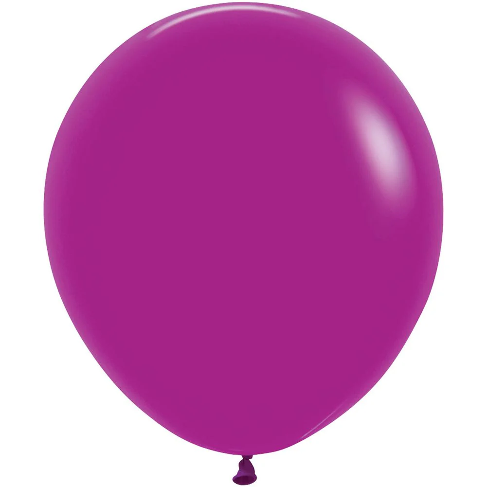 Sempertex 18" Deluxe Purple Orchid Latex Balloons (25ct) - Image 2