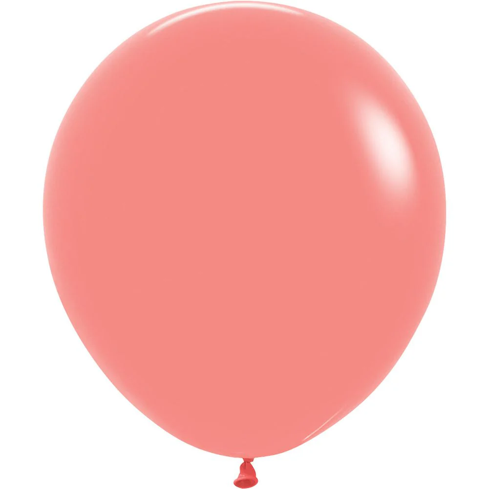 Sempertex 18" Deluxe Tropical Coral Latex Balloons (25ct) - Image 2