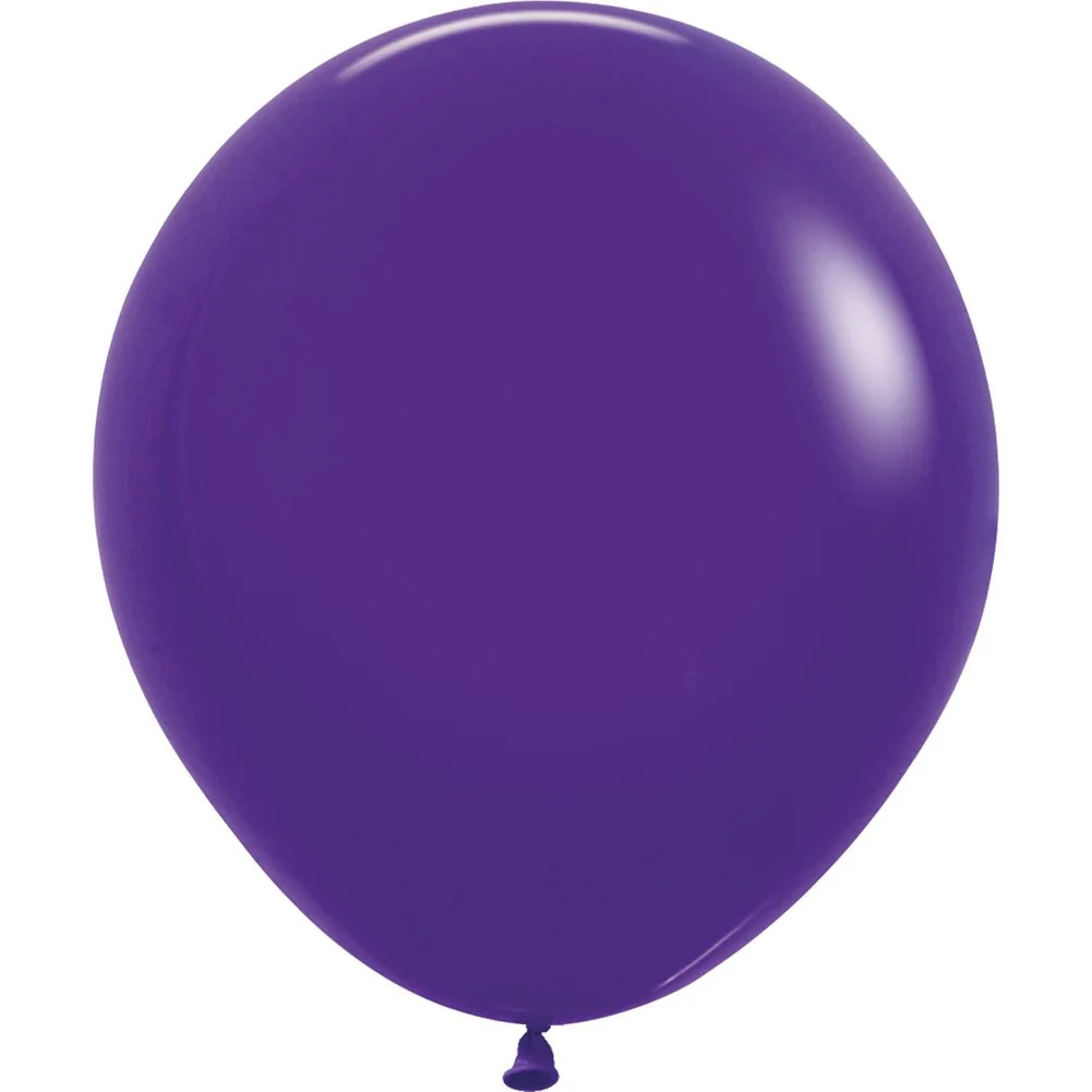 Sempertex 18" Fashion Violet Latex Balloons (25ct) - Image 2