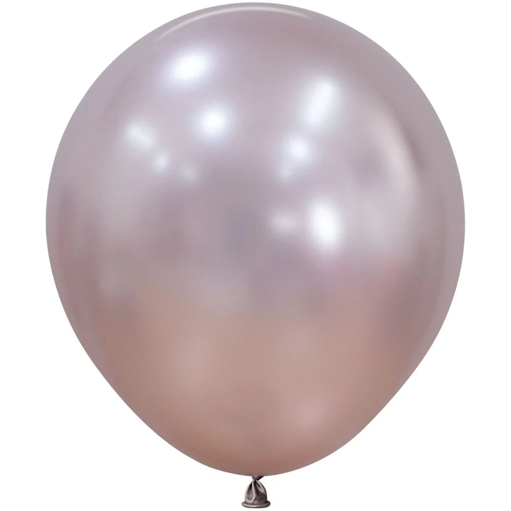 Sempertex 18" Silk Pink Blossom Latex Balloons (25ct) - Image 2