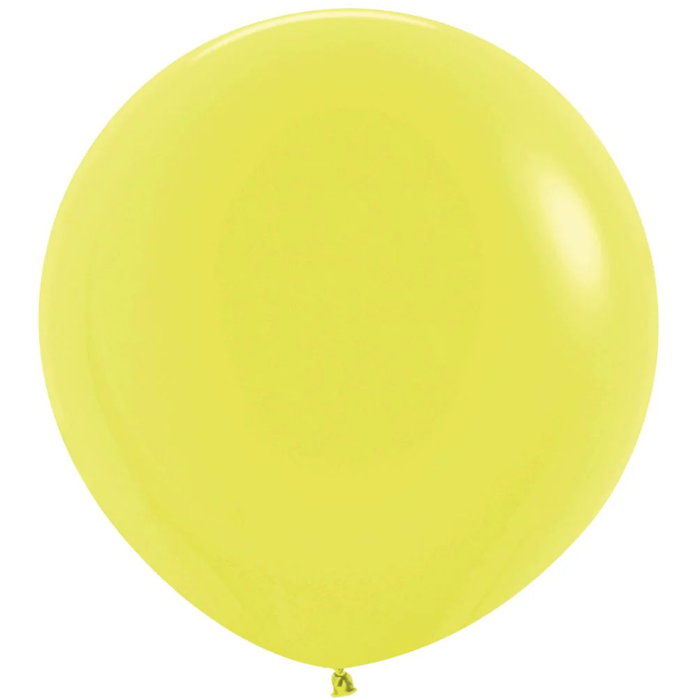 Sempertex 24" Neon Yellow Latex Balloons (10ct)