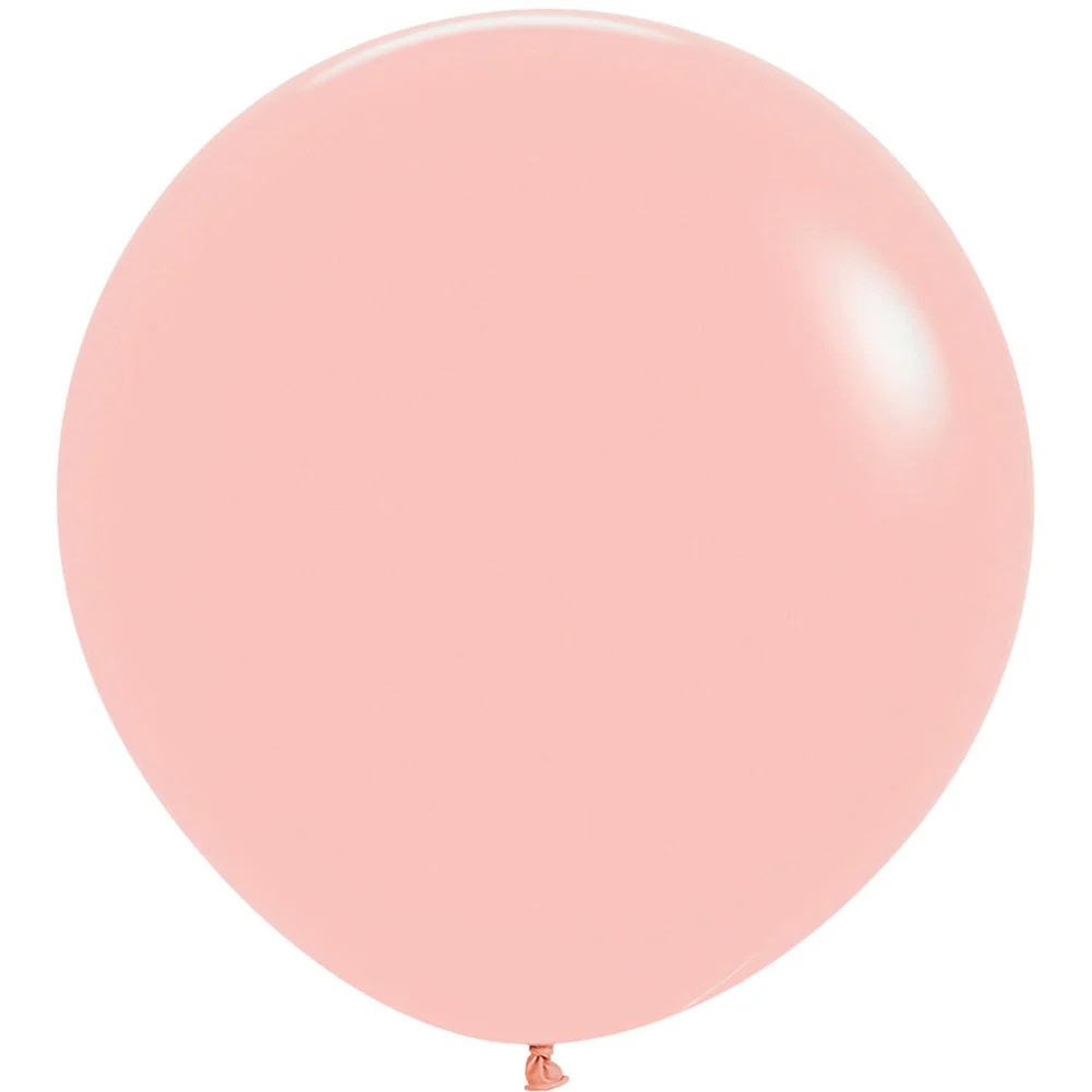 Sempertex 24" Pastel Matte Melon Latex Balloons (10ct) - Image 2